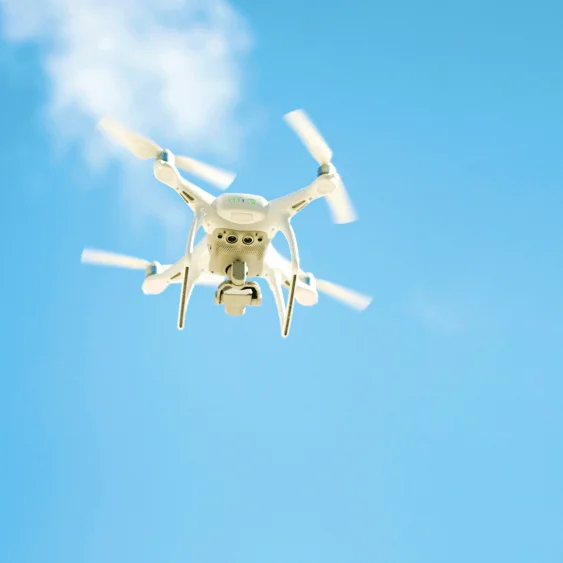 Drone flying